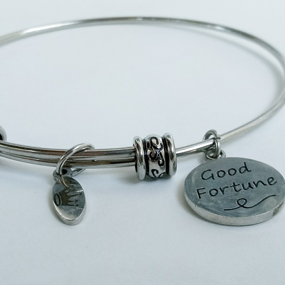 Good Fortune Silver Halmark Bracelet